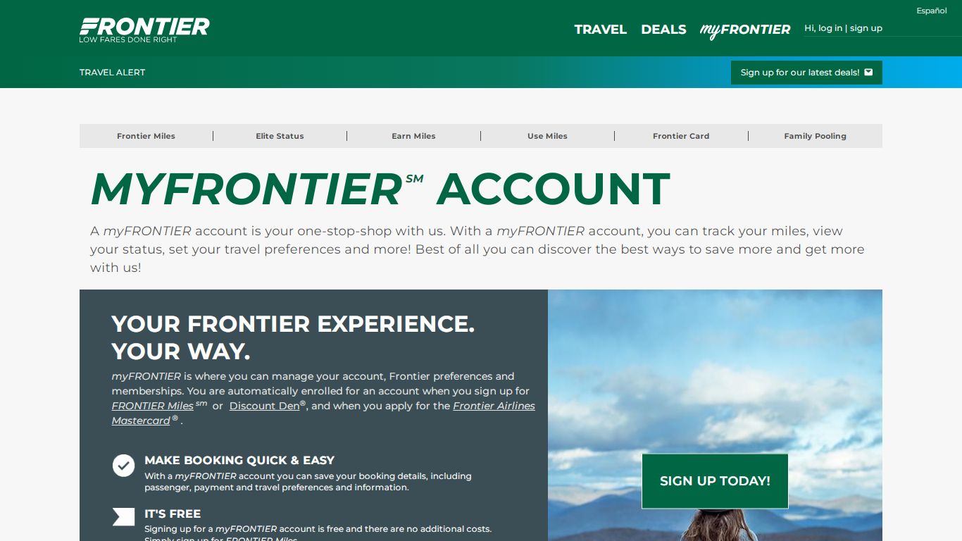 myFrontier | Frontier Airlines